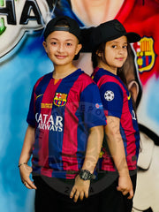 CAMISETA BARCELONA RETRO LOCAL 2015 NIÑO
