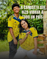 CAMISETA SELECCION COLOMBIA RETRO LOCAL 2014