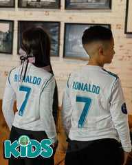 CAMIBUSO REAL MADRID RETRO LOCAL 2017/2018 KIDS