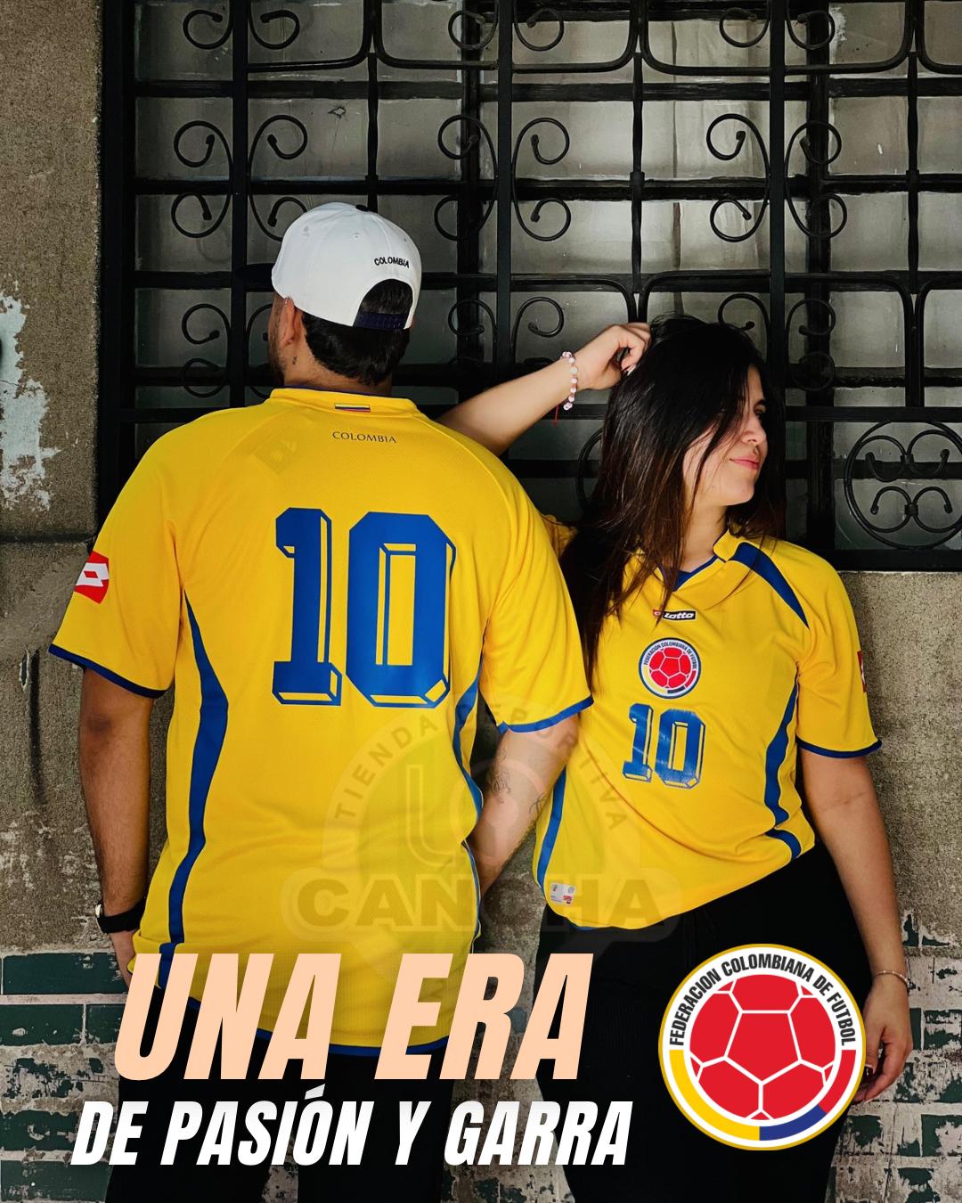 CAMISETA SELECCION COLOMBIA RETRO LOCAL 2007