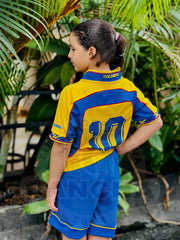 CAMISETA SELECCION COLOMBIA RETRO LOCAL 2001 NIÑO
