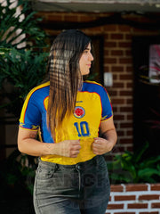 CAMISETA SELECCION COLOMBIA RETRO LOCAL 2001