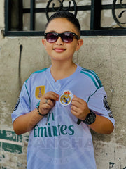CAMISETA REAL MADRID RETRO LOCAL 2017/2018 KIDS