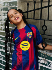 CAMISETA BARCELONA LOCAL 2025/2026 KIDS