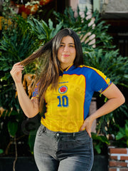 CAMISETA SELECCION COLOMBIA RETRO LOCAL 2001