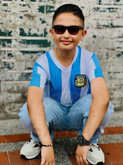 CAMISETA ARGENTINA LOCAL RETRO 1986 KIDS