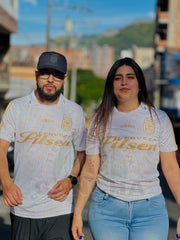 CAMISETA NACIONAL RETRO ADIDAS PILSEN BLANCA DORADA 1996