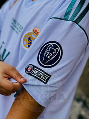 CAMISETA REAL MADRID RETRO LOCAL 2017/2018 KIDS