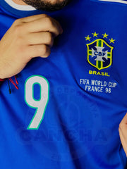 CAMISETA BRASIL RETRO VISITANTE 1998