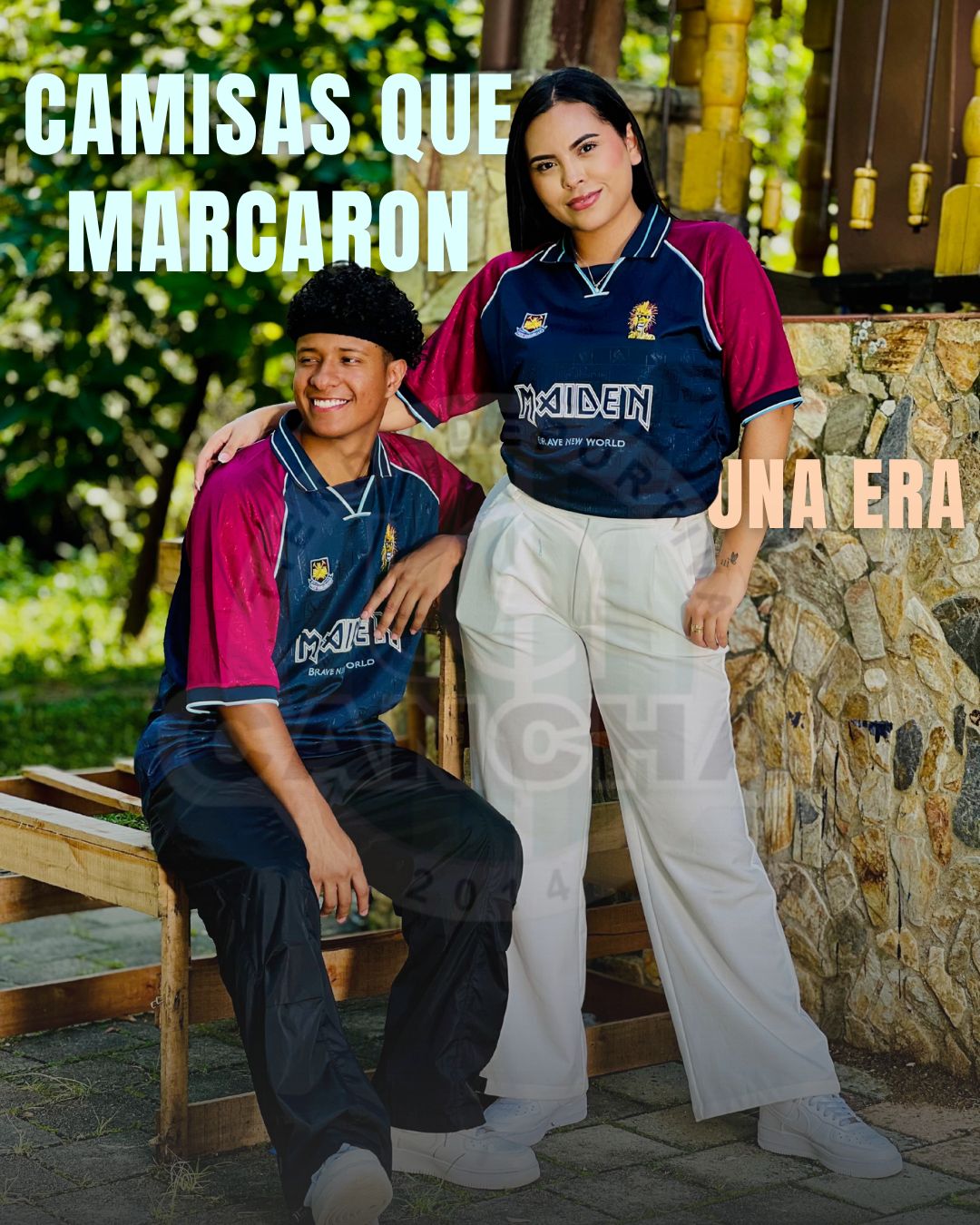 CAMISETA WEST HAM IRON MAIDEN RETRO LOCAL 1999