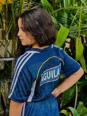 CAMISETA ONCE CALDAS RETRO VISITANTE 2007 KIDS