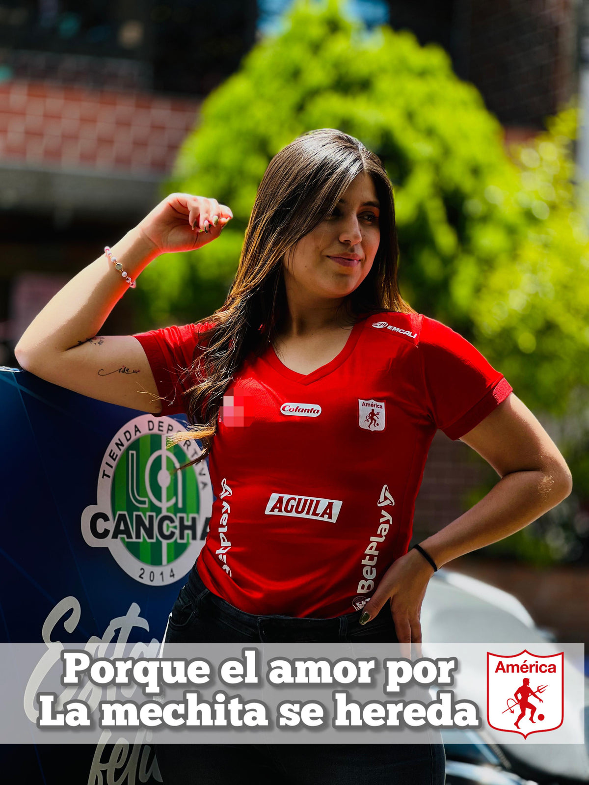 CAMISETA AMERICA DE CALI LOCAL 2025