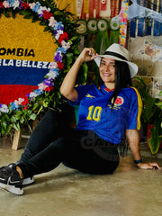CAMISETA SELECCION COLOMBIA RETRO VISITANTE 1998