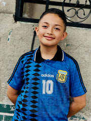 CAMISETA ARGENTINA RETRO VISITANTE 1994  KIDS