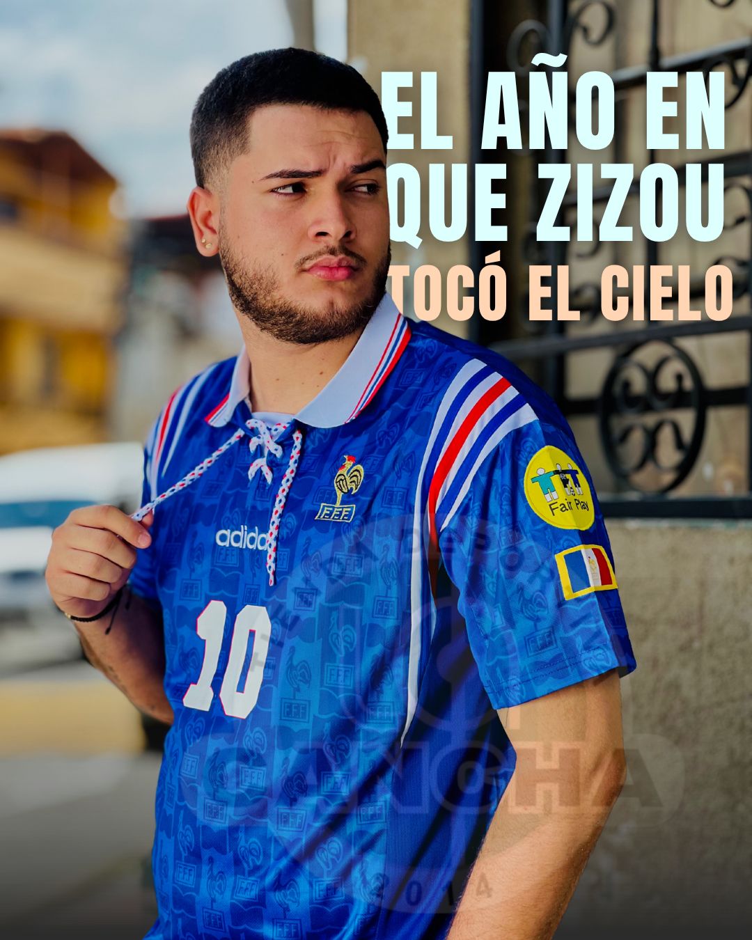 CAMISETA FRANCIA RETRO LOCAL 1996