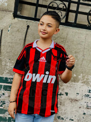 CAMISETA MILAN RETRO LOCAL 2010 KIDS