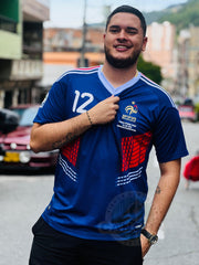 CAMISETA FRANCIA RETRO LOCAL 2010