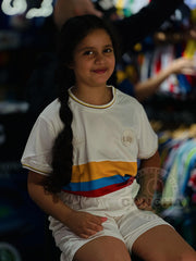 CAMISETA SELECCION COLOMBIA VERSION ESPECIAL 100 AÑOS  KIDS