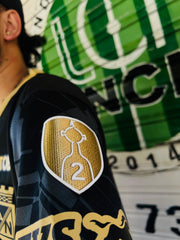 CAMISETA ATLETICO NACIONAL VISITANTE PARCHES LIBERTADORES 2025/2026