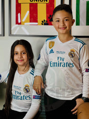 CAMIBUSO REAL MADRID RETRO LOCAL 2017/2018 KIDS