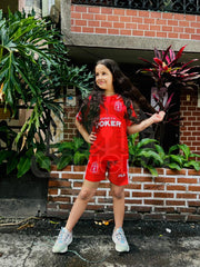 CAMISETA AMERICA DE CALI RETRO LOCAL 1999 KIDS