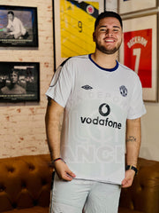 CAMISETA MACHESTER UNITED RETRO VISITANTE 2001/2002