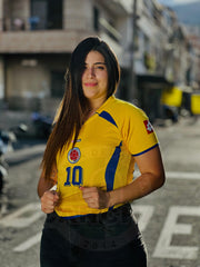 CAMISETA SELECCION COLOMBIA RETRO LOCAL 2007