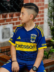 CAMISETA BOCA JUNIORS LOCAL 2025 KIDS