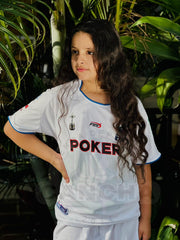 CAMISETA ONCE CALDAS RETRO LOCAL 2004 KIDS