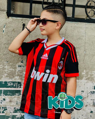 CAMISETA MILAN RETRO LOCAL 2010 KIDS