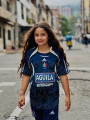 CAMISETA ONCE CALDAS RETRO VISITANTE 2007 KIDS