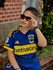 CAMISETA BOCA JUNIORS LOCAL  2025 KIDS