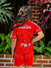 CAMISETA AMERICA DE CALI RETRO LOCAL 1999 KIDS