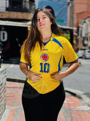 CAMISETA SELECCION COLOMBIA RETRO LOCAL 2007