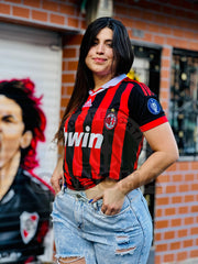 CAMISETA MILAN RETRO LOCAL 2010