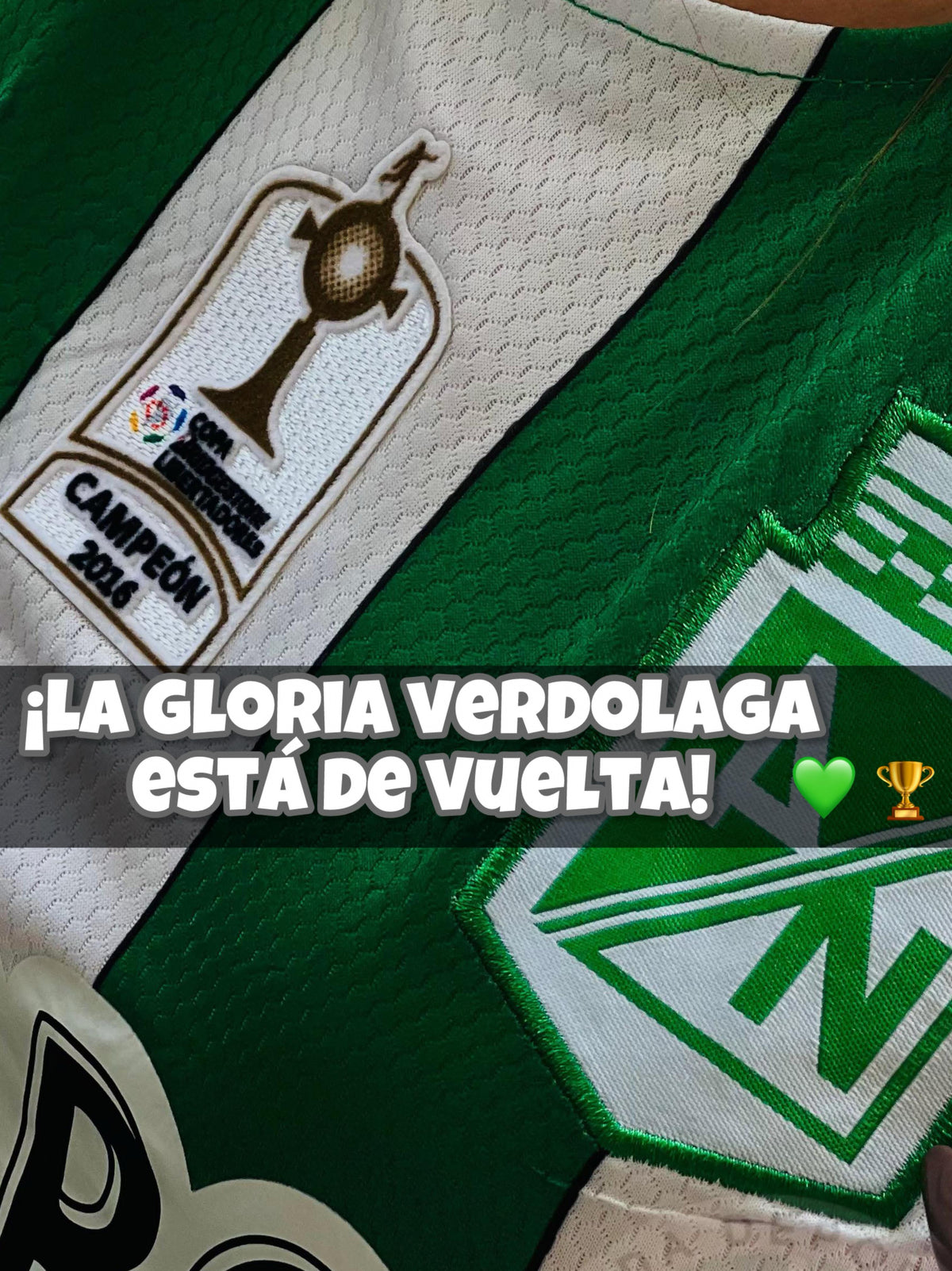 CAMISETA ATLETICO NACIONAL RETRO LOCAL 2016 KIDS