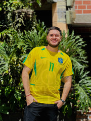 CAMISETA BRASIL RETRO 2002