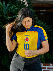 CAMISETA SELECCION COLOMBIA RETRO LOCAL 2001