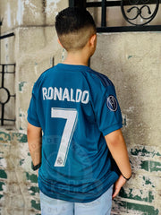 CAMISETA REAL MADRID RETRO TERCERA 2017/2018 KIDS