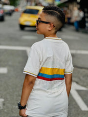 CAMISETA SELECCION COLOMBIA VERSION ESPECIAL 100 AÑOS  KIDS