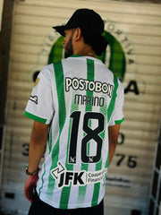 CAMISETA ATLETICO NACIONAL LOCAL PARCHES LIBERTADORES 2025/2026