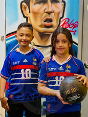 CAMISETA FRANCIA RETRO LOCAL 1998 KIDS