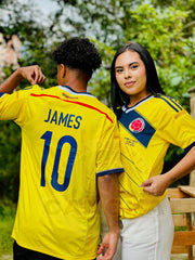 CAMISETA SELECCION COLOMBIA RETRO LOCAL 2014