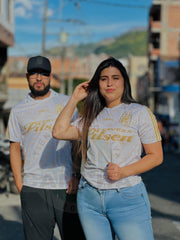 CAMISETA NACIONAL RETRO ADIDAS PILSEN BLANCA DORADA 1996