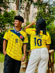 CAMISETA SELECCION COLOMBIA RETRO LOCAL 2014