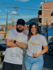 CAMISETA NACIONAL RETRO ADIDAS PILSEN BLANCA DORADA 1996