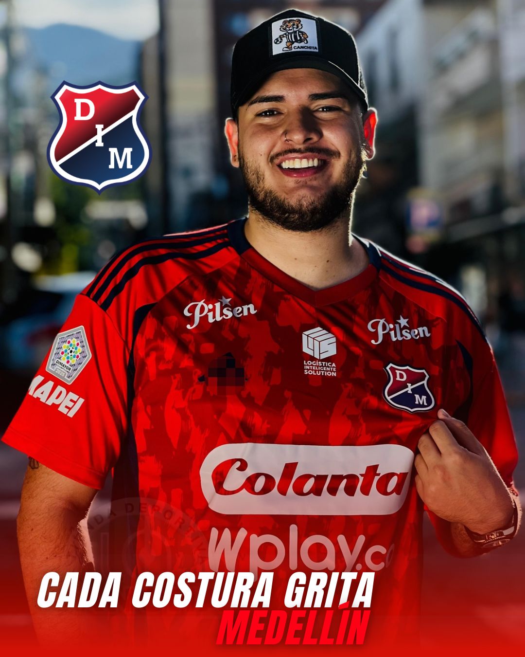 CAMISETA DIM LOCAL SIN PARCHES DE LIGA 2025