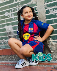 CAMISETA BARCELONA LOCAL 2025/2026 KIDS