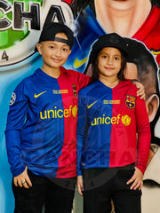 CAMIBUSO BARCELONA RETRO LOCAL 2008/09 KIDS