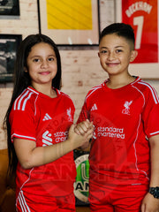 CONJUNTO LIVERPOOL LOCAL 2025/2026 KIDS